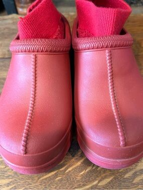 UGG Red Waterproof Slip-On Clogs